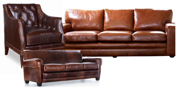 Ing Leather Chairs, Full Grain Leather Furniture