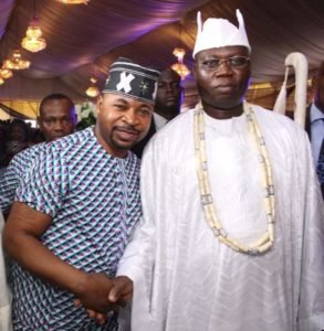 MC Oluomo with Aare Ona Kakanfo of Yorubaland