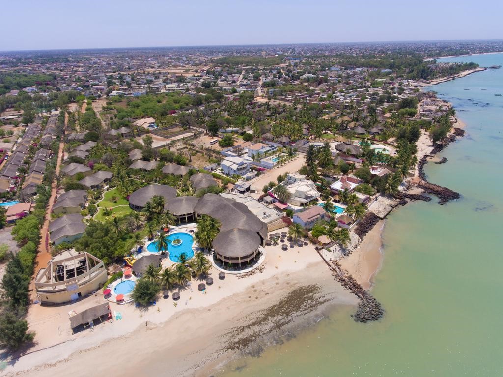 Aerial view of Saly Portudal Senegal, Top African holiday destination