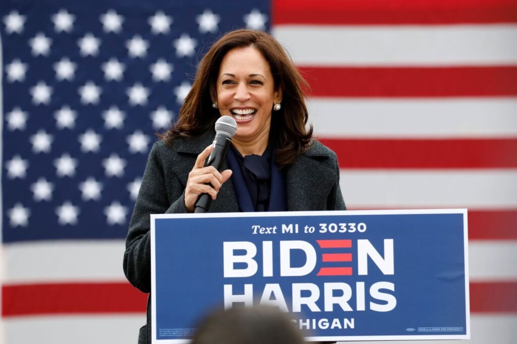 US Vice-President Kamala Harris