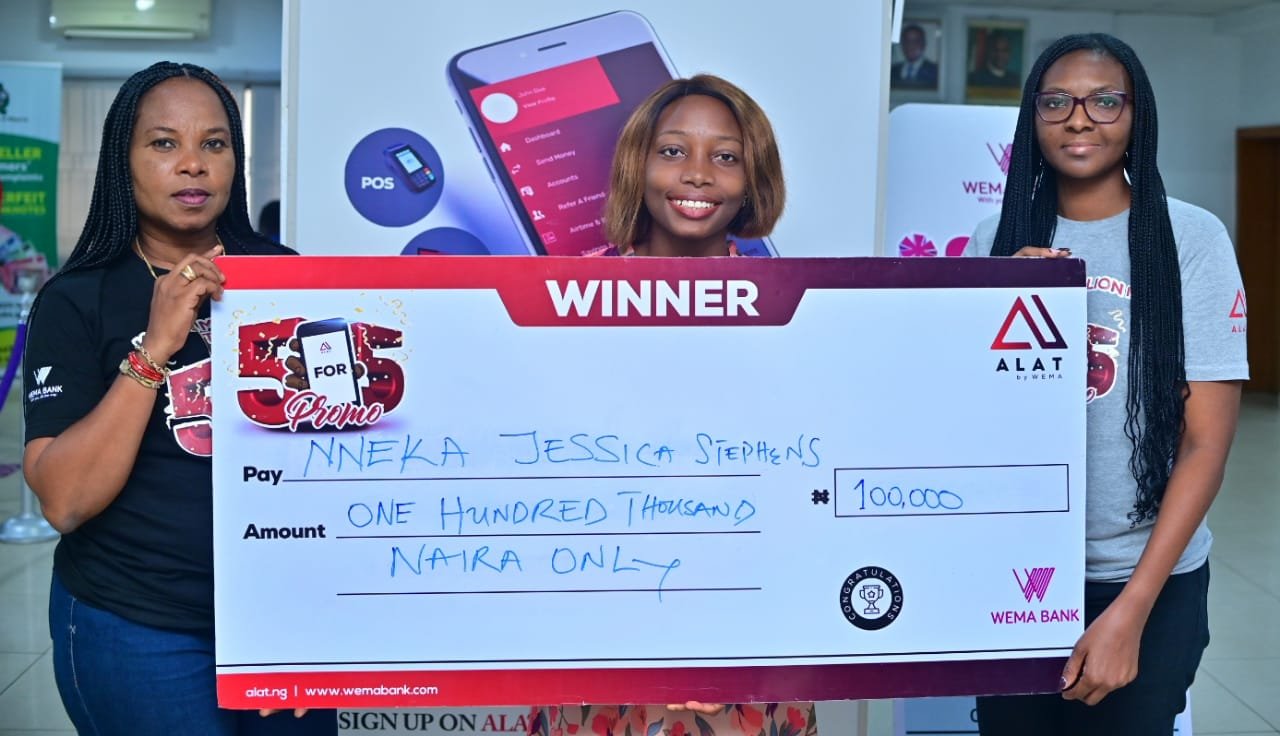 Business File: Wema Bank Rewards Customers in 5 For 5 Promo