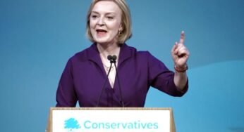 Truss vows to defeat ‘enemies of enterprise’ as PM gets heckled by Greenpeace