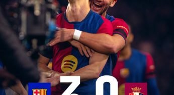 FC Barcelona Thrashes Osasuna 3-0, Enhances Treble Dreams in LaLiga Round 27