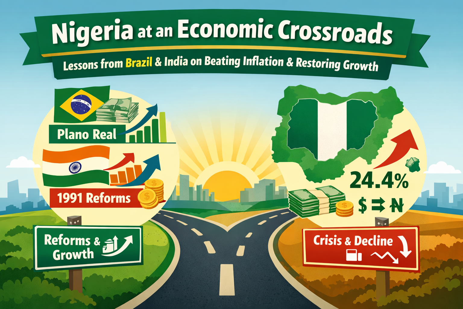 Nigeria inflation lessons Brazil India-Nigeria economic reforms