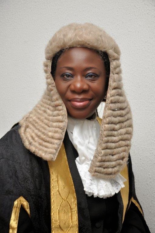 Funke Adekoya SAN, chairing an ICC arbitration on the Ghana gold mine dispute.