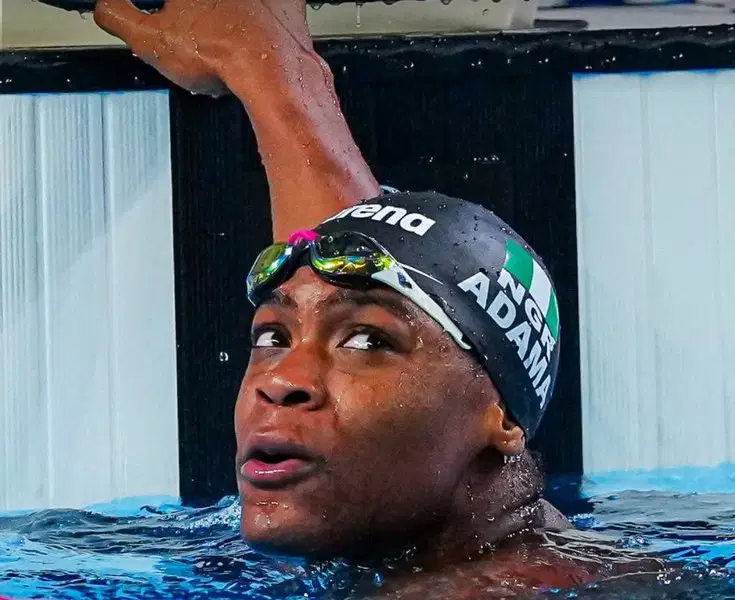 Abduljabar Adama Wins Nigeria’s First-Ever Swimming Medal