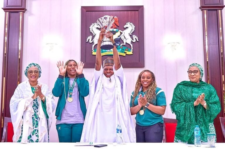 D'Tigress congratulated by Tinubu