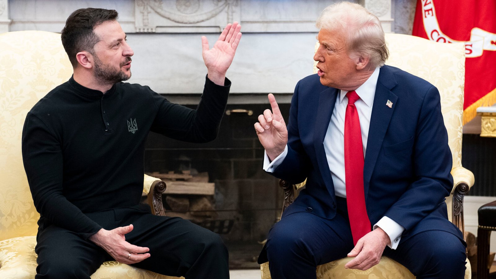 Trump and Zelensky