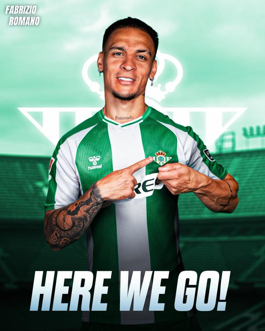 Man United Agree €25m Antony Sale to Real Betis