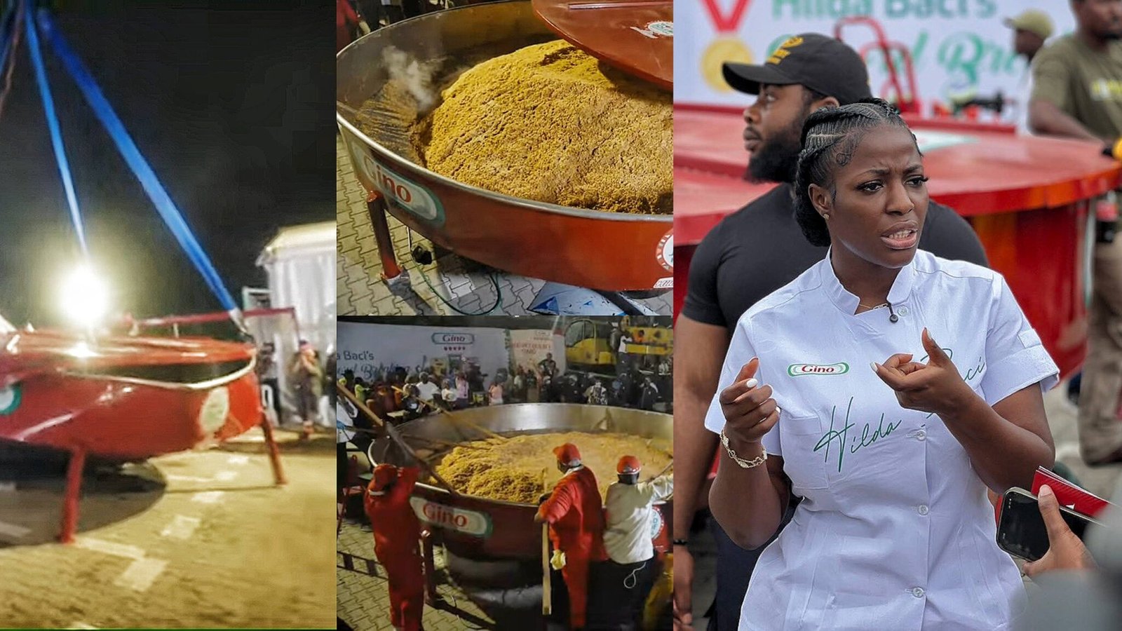 Hilda Baci's Ambitious Gino Jollof Rice Guiness World Record Attempt