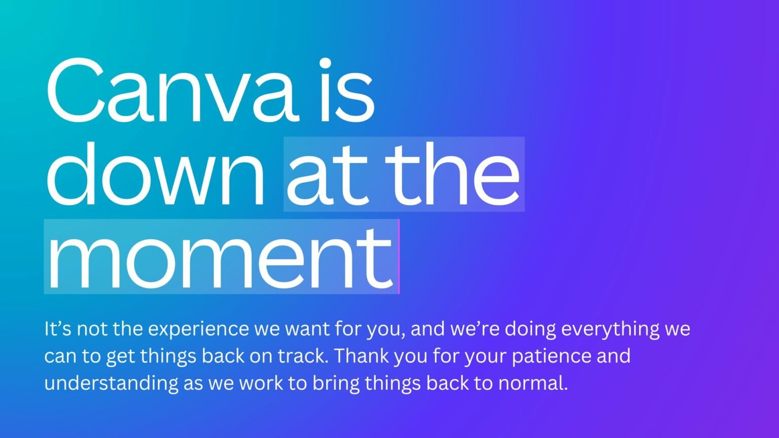 Canva Major Outage Disrupts Access to Platform for Millions