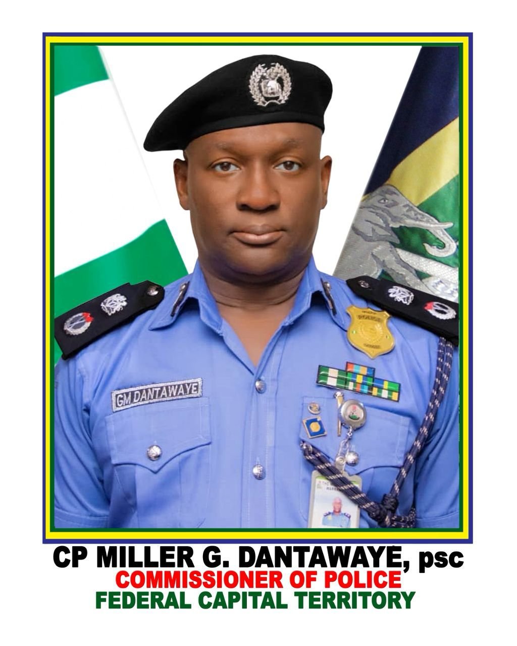 CP Dantawaye Miller Assumes Duty as New FCT Police Commissioner
