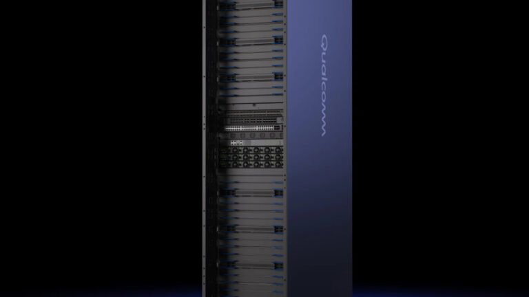 Qualcomm’s design for an AI server called AI200.