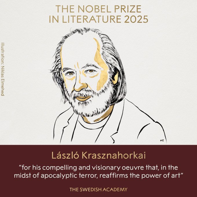 2025 Nobel Prize in Literature Winner