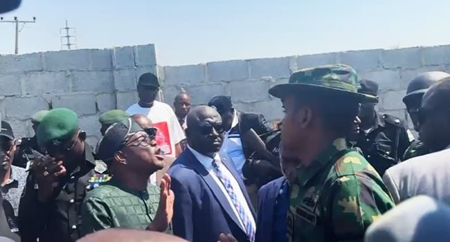 Wike, Military Officer Clash in Abuja Over Alleged Land Grabbing