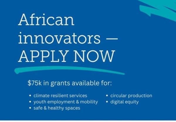 African Cities Innovation Fund $75,000 Grant 2026