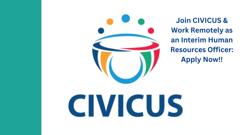 Civicus Job Application