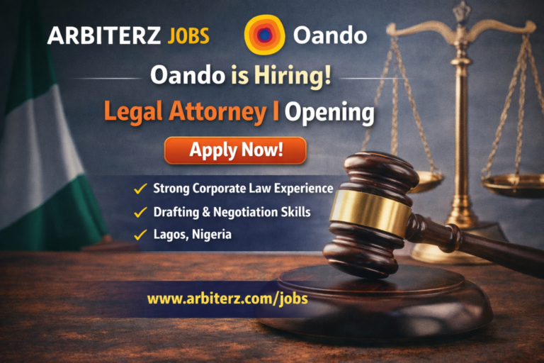 Oando Legal Attorney Job