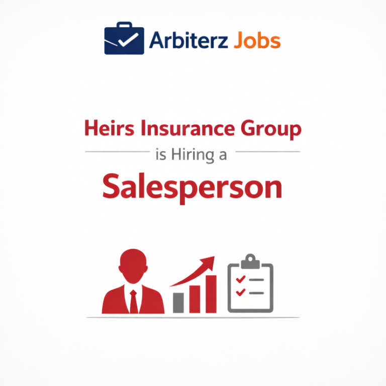 Heirs Insurance Sales Vacancy