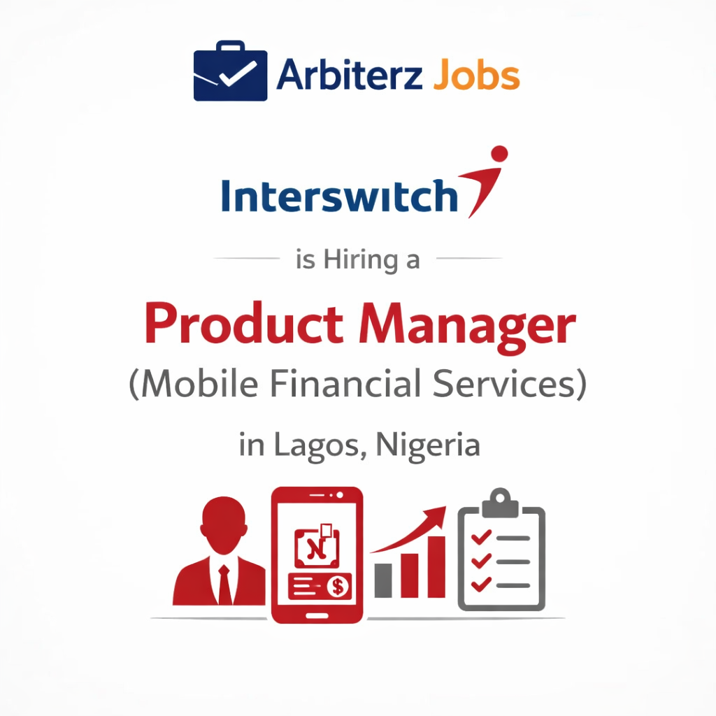 Product Manager Mobile Financial Services Lagos