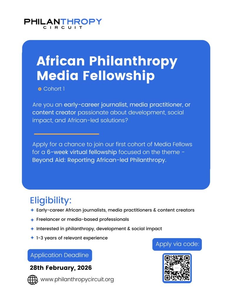 African Philanthropy Media Fellowship 2026