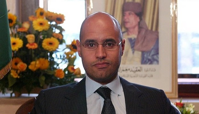 Saif al-Islam Gaddafi photographed before his death in Zintan.