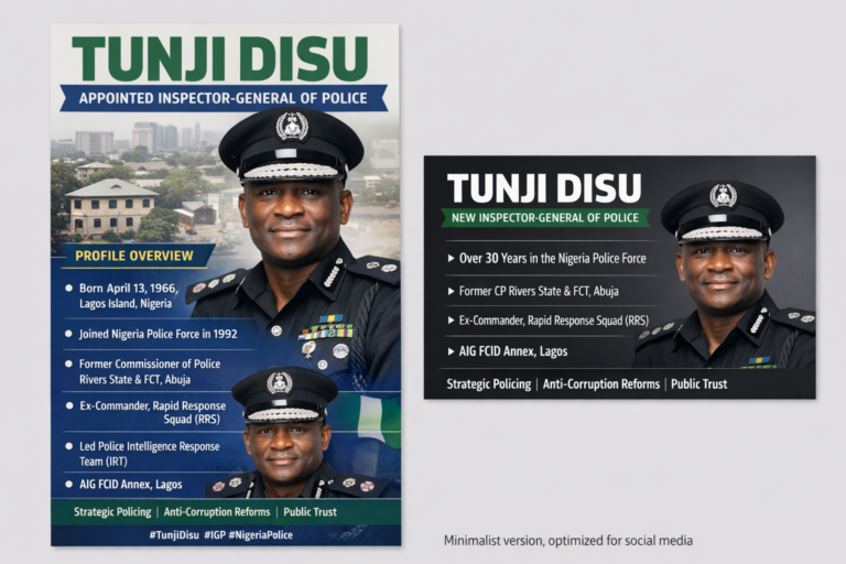 New IGP Tunji Disu