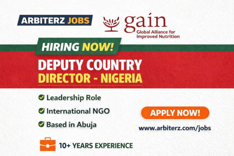 GAIN Deputy Country Director