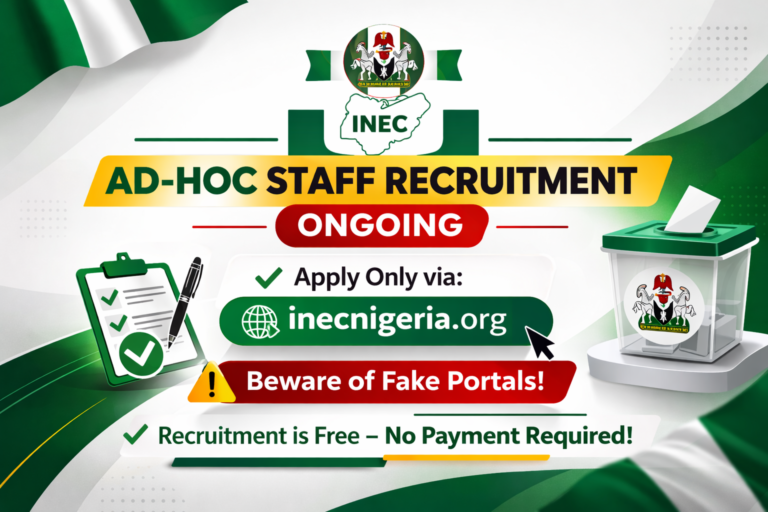 INEC Ad-hoc Staff Recruitment