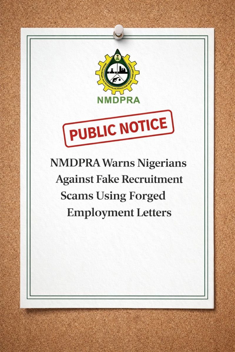 NMDPRA recruitment scam