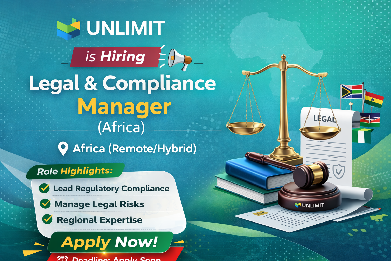 Unlimit Africa legal job