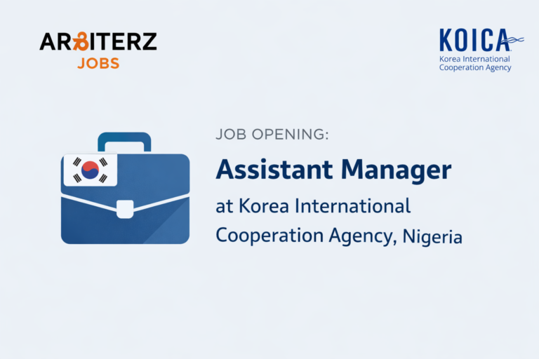 KOICA Nigeria Assistant manager