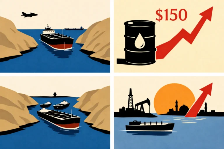 oil price $150 Strait of Hormuz