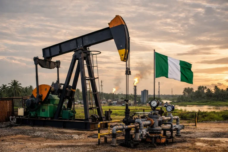 Nigeria crude oil production January 2026