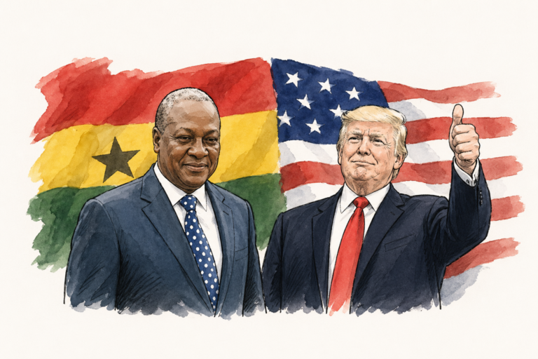 US and Ghana presidents