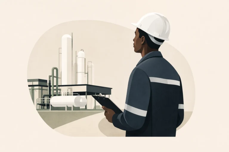 A clean image of a young male engineer