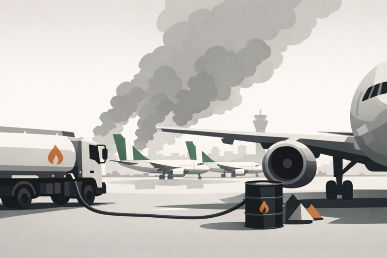 An airplane trying to refuel