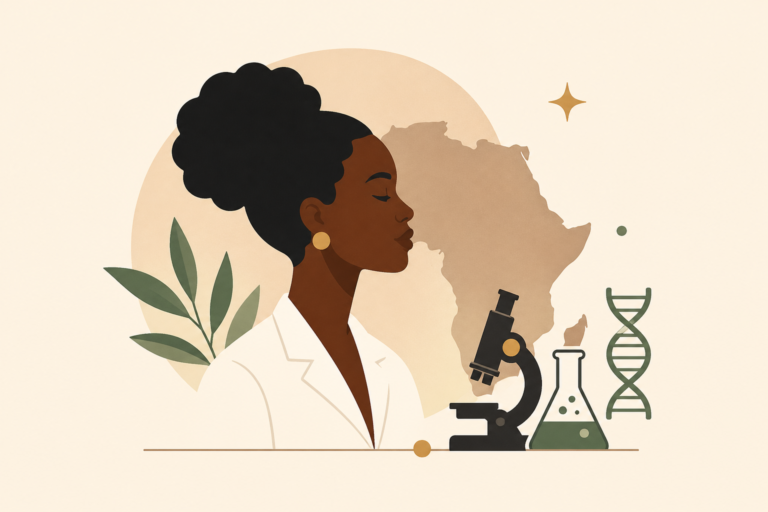 Female Science researcher