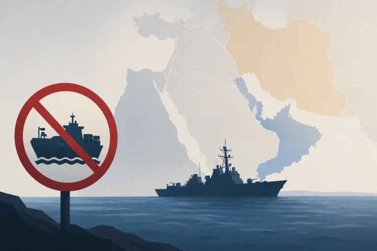 An oil tanker on the red sea