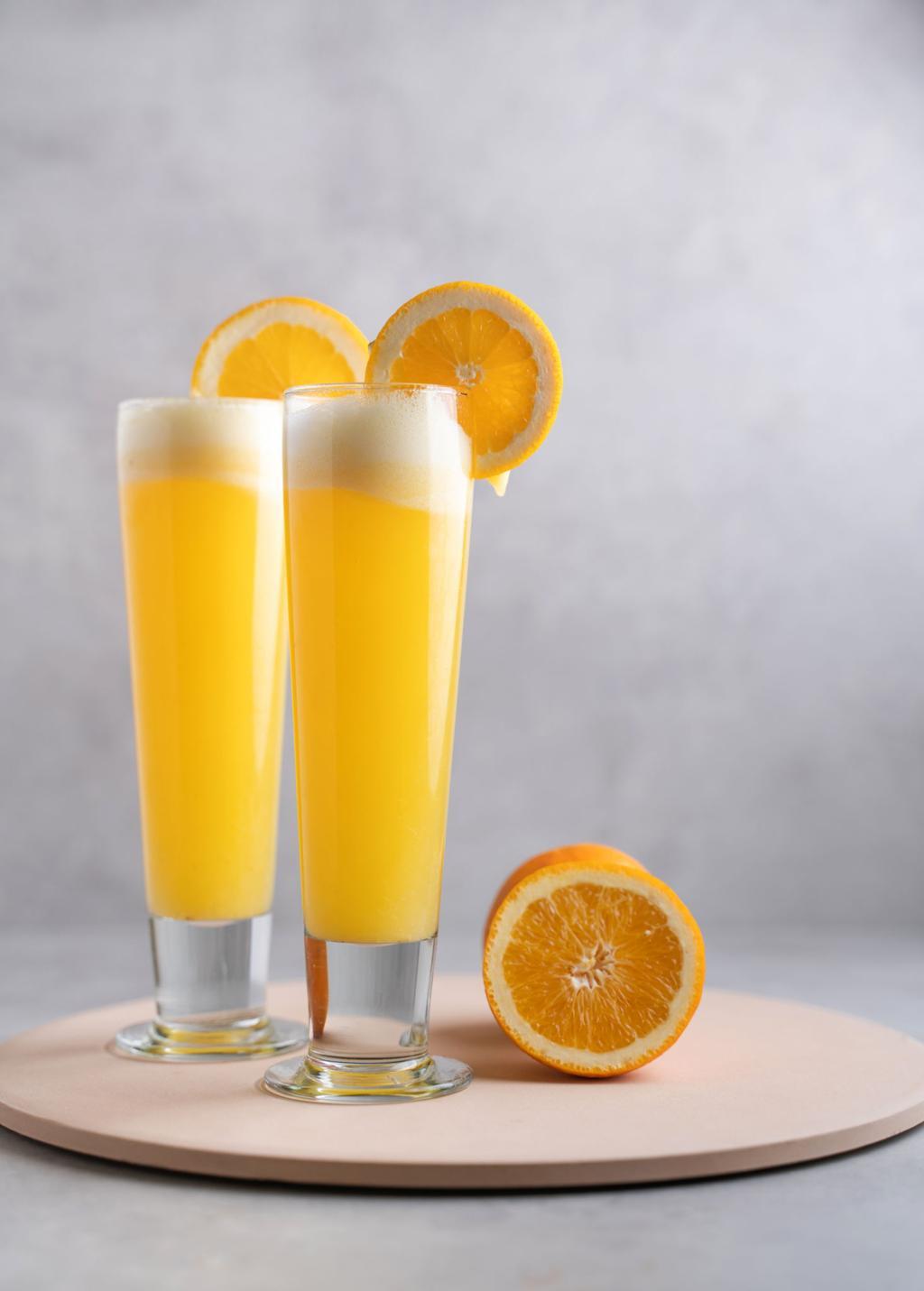 glass of orange juice
