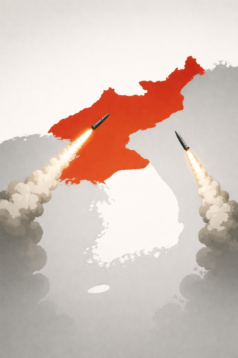 Balistic missile in motion