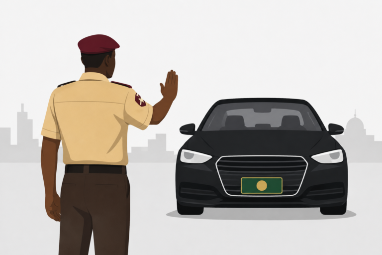FRSC officer on duty