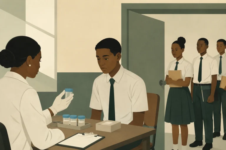 a Nigerian secondary school drug screening process