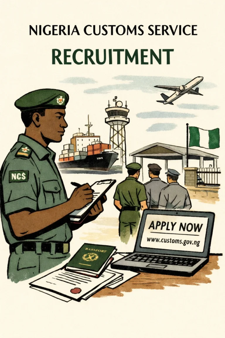 Customs officer on duty