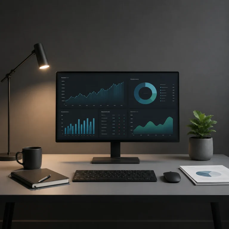 A workstation for monitoring portfolio