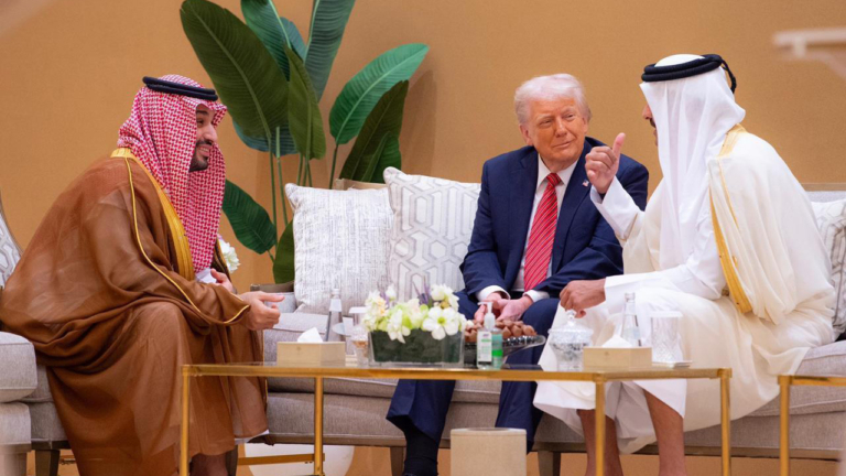 Trump and saudi leaders