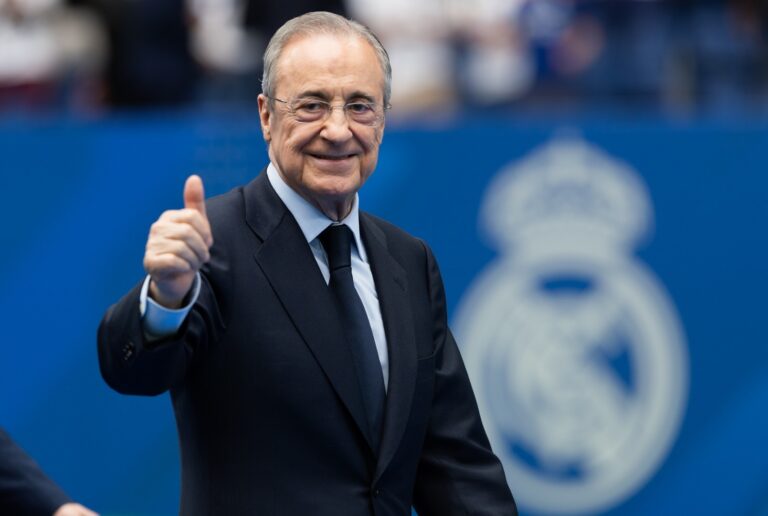 Real Madrid president Florentino Pérez