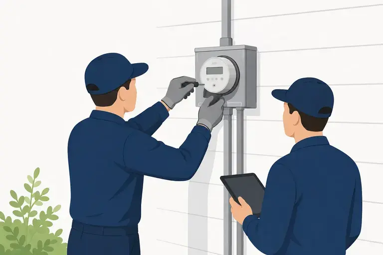 Prepaid meter technicians