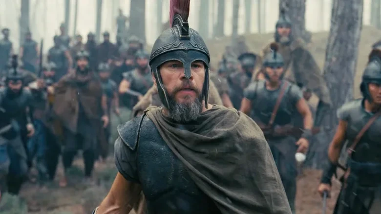 Matt Damon in Christopher Nolan's The Odyssey, which debuted with $264.1 million worldwide and became the director's biggest global box office opening.