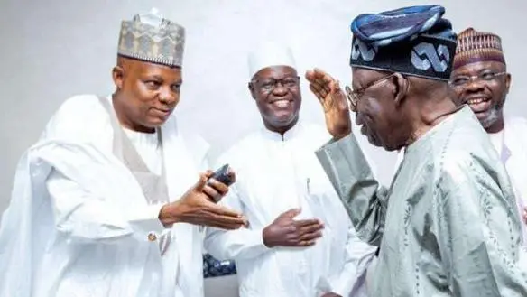 Tinubu retains Shettima as running mate as APC submits forms to INEC